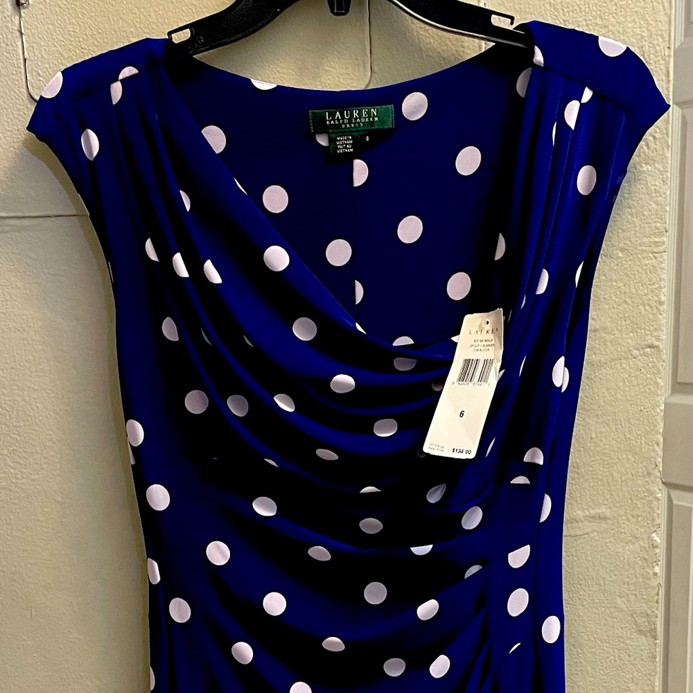 Polo blue midi dress